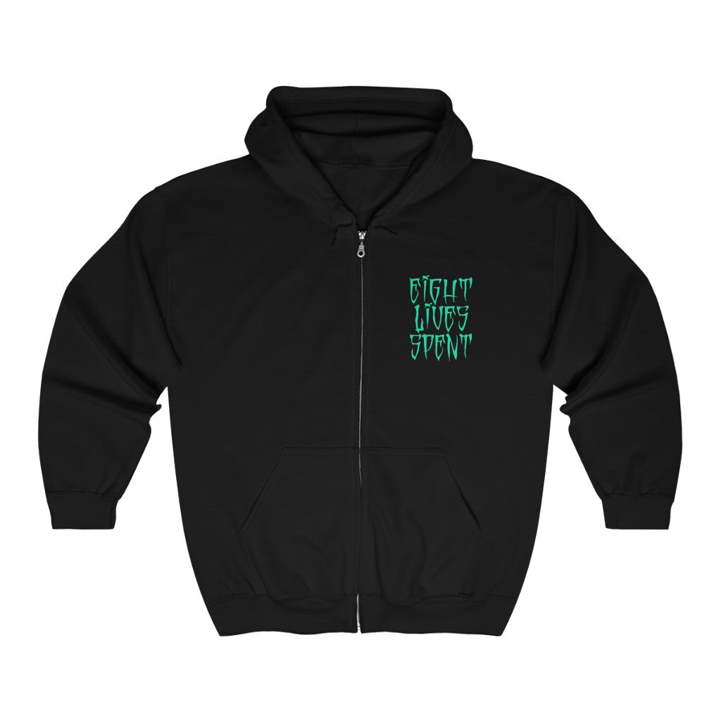 “Enjoy Every Sunset” Unisex Heavy Blend™ Full Zip Hooded Sweatshirt