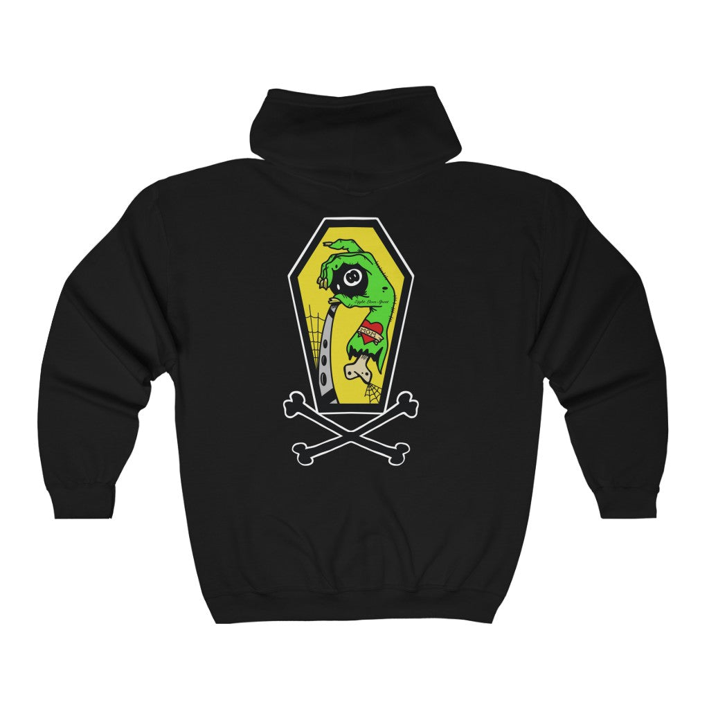 “Grab A Gear” Unisex Heavy Blend™ Full Zip Hooded Sweatshirt